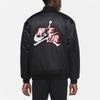 Jordan Jumpman Classics Solid Single-Breasted Long Sleeve Cotton Jacket Men Jackets Black CT3462-010