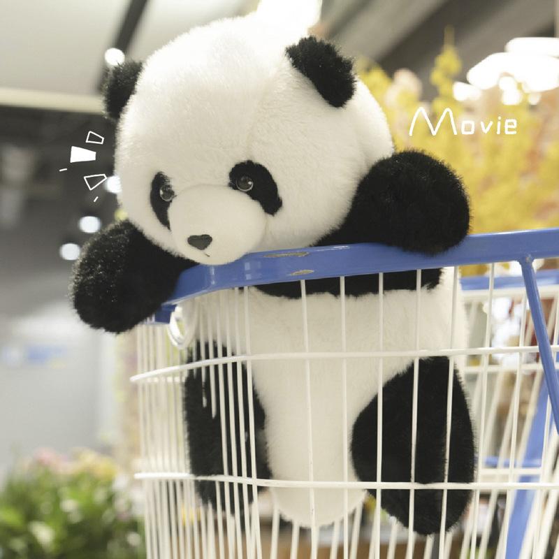 Panda Knuffel – Levensgetrouwe Gevulde Pop & Knuffelkussen Cadeau