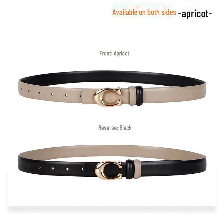 

Женский ремень из натуральной кожи коричневого цвета 2023 года — универсальный, стильный летний аксессуар 105 cm