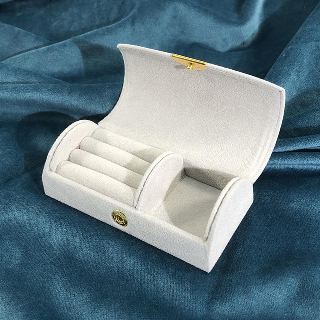 Elegant Small Jewelry Organizers With Initial Portable Special Gifts Home Accessory for Birthdays and Holidays