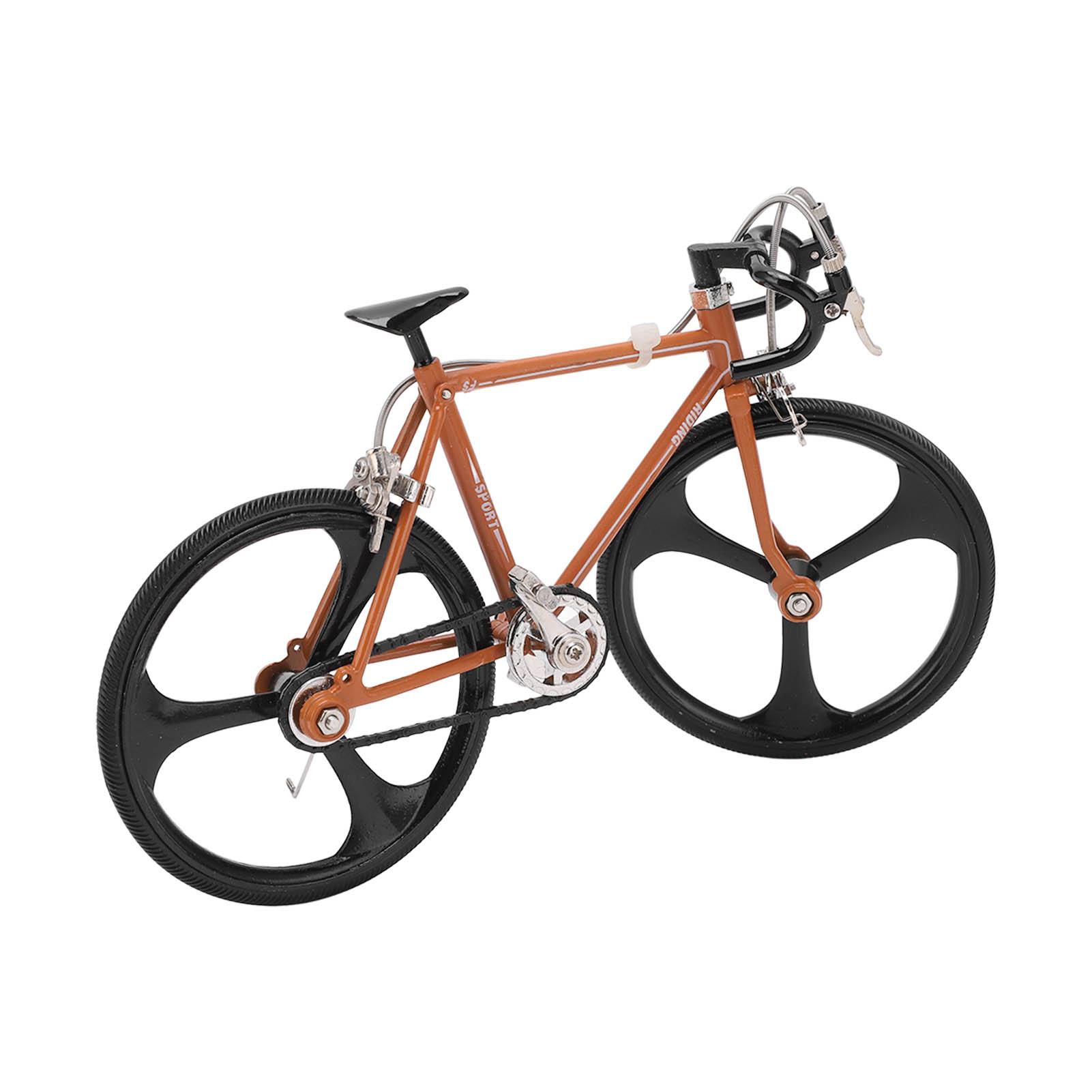 

Модель велосипеда Сплав Материал Удобная Текстура Милый Миниатюрный Велосипед Орнамент для Украшения