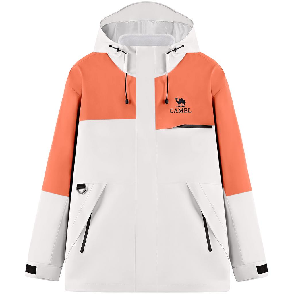 CAMEL All weather Abrasion Resistant Water Repellent Windproof Thermal Windbreaker Jacket Unisex W34CATG603