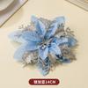 Plastic Christmas Flower Decorations Tree Ornamentation Festive Holiday Party Home Xmas Decoration Supplies
