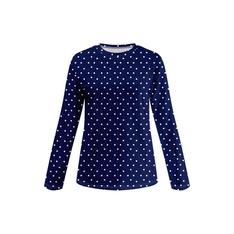 Autumn Fashion 3D Print Crew Neck Long Sleeve T-Shirt Casual Women Clothing Y2k Clothes Harajuku Female Clothing Plus Size Tops