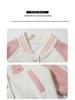Trendy 2025 Girls' Baseball Suit Set - Spring/Autumn Fashionable Two-Piece Outfit for Kids
