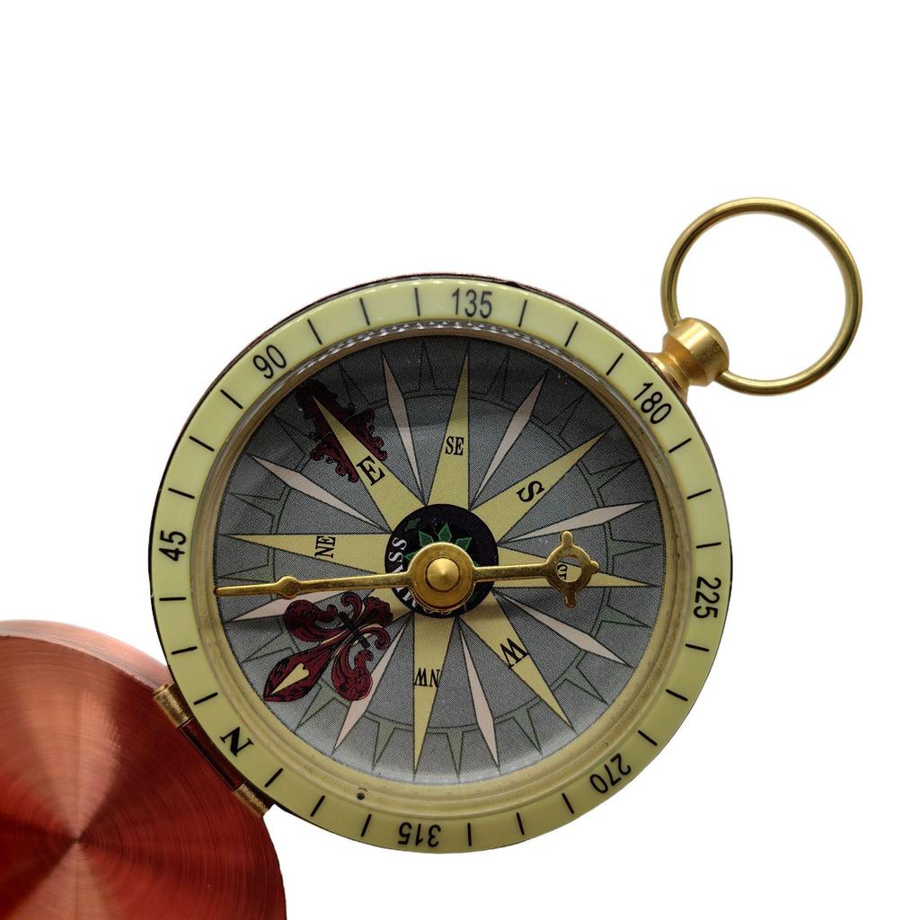 Luminous Waterproof Metal Flip-Top Camping Compass