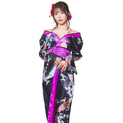 Clearstone GLOWHOLIC Cosplay Halloween Oiran for Purple Women,