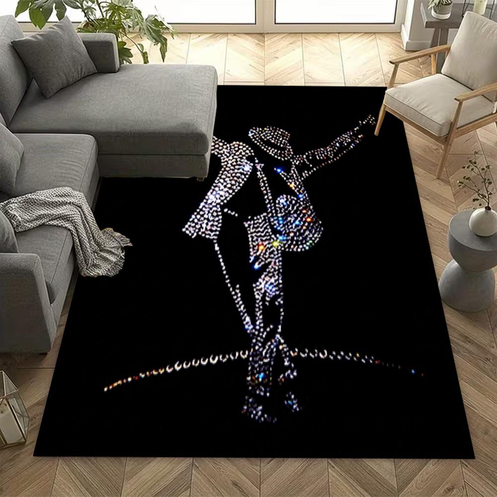 Michael Jackson Dance Pose Floor Rug Office Rug Suitable For Kitchen Game Room Entryway Dormitory Antislip Carpet Office Home Decor