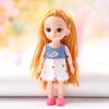 Color Light Doll Xiao Mengmeng Princess Suit Girl Dress-up 13-joint 6-inch Doll Play House Toy