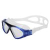 Adults Large Frame Professional Anti Fog Swimming Glasses Snorkeling Sports Swim Goggles(Blue Free Size)