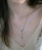 Pearly More Oval Point Daily Slide Ball Necklace_Pm25N020Ss