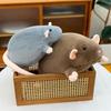 Adorable Realistic Mouse Plush Pillow Doll - Small, Huggable Gift for Girls