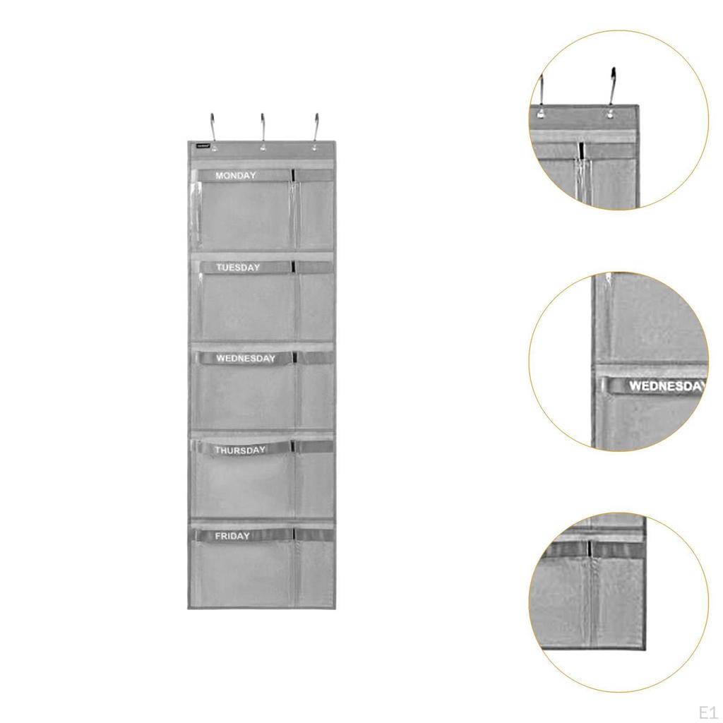 Wall Mounted Storage Bag Holder Door Hanging Pouch Organizer Rack for Wardrobe Home Decoration