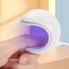 Lampe de polymérisation des ongles Portable Mini efficace double Source de lumière LED Mini lampe portative pour manucure Machine UV