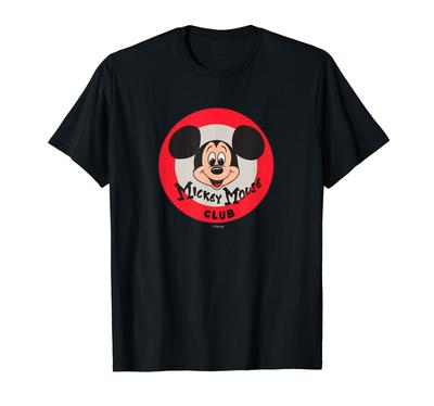 Disney 100 Mickey Mouse Club Logo Color Vintage D100 T-Shirt