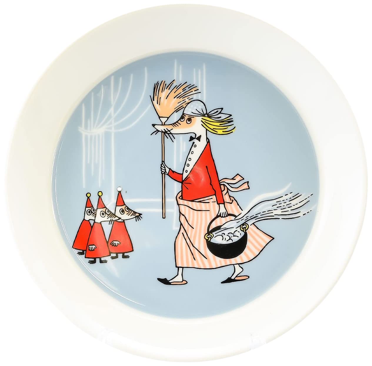 

Arabia Moomin Classic Collection Fillyjonkah 1057218 Plate, 19cm, Gray, [Used]