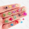 55Pcs New Cute Cartoon Ocean Fish Resin Flat Back Cartoon Scrapbook Diy Decoration Earrings Accessories Crafts A152
