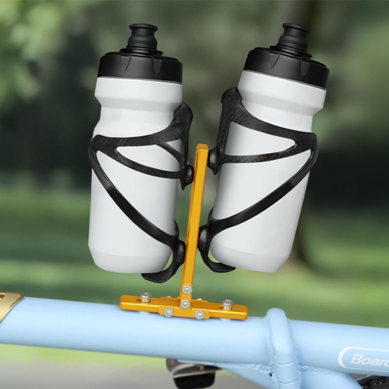 Folding Bike Bottle Cage Adapters Water Bottle Cage Mounting Base Bicycles Kettles Rack Mount Conversion Seat Easy to Use