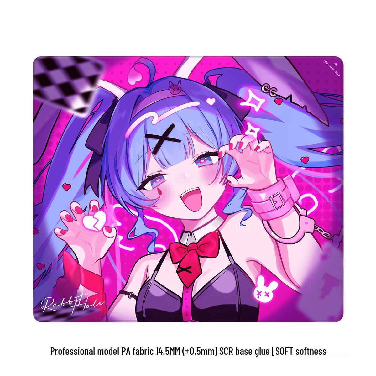 

Очень большой игровой коврик для мыши с аниме-девушкой - Милый мультяшный настольный коврик 320*285 mm