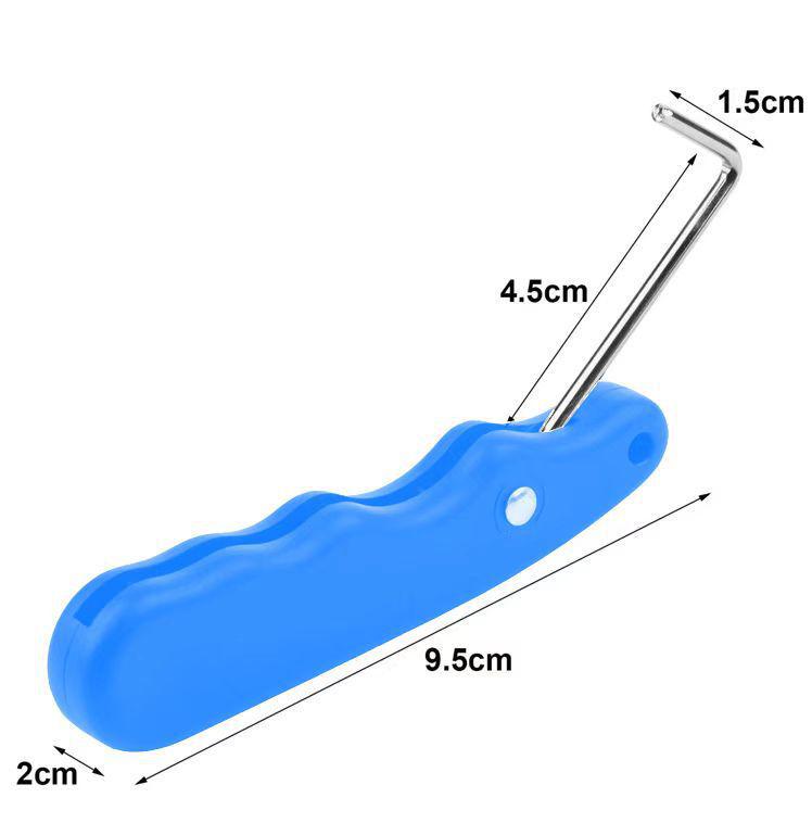 

Li Li Folding Stainless Steel Ice Skate Tightener Handle королевский синий