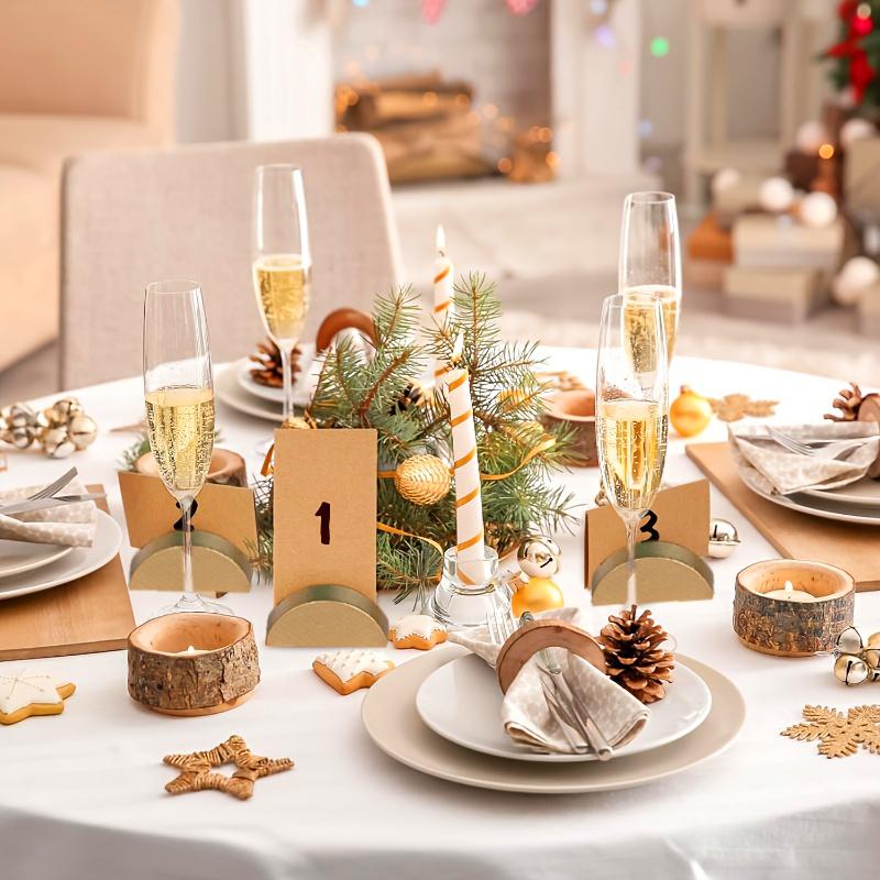 1/6/12pcs Memo Clip Notepaper Half Circle Design Ornament Crafts Party Note Holder Photo Card Holder Multipurpose Gold