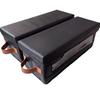 CD/DVD Storage Box with Lid and Handle - Foldable Disc Organizer Case