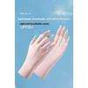 Summer Lightweight Women's Sun Protection Gloves for UV Protection, Nail Art, Electric Bike Riding, Cycling, Half-finger Ice Silk Gloves