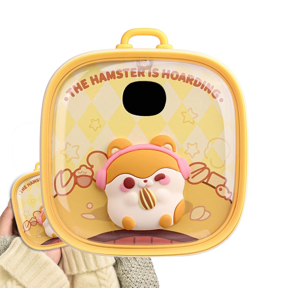 

Грелки для рук Перезаряжаемые Милые Многоразовые Портативные Грелки для рук 5-скоростные Портативные Грелки для рук Зарядка через USB со шнурком Цифровые