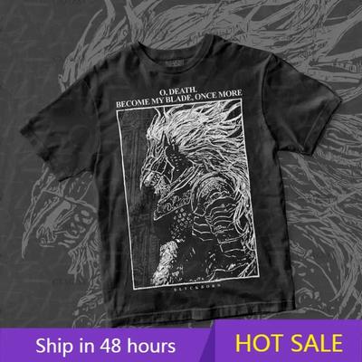 Maliketh The Black Blade Cotton shirtUnisex Women  Enthusiast Summer  Casual  Cotton  Unisex Tshi Tshirt