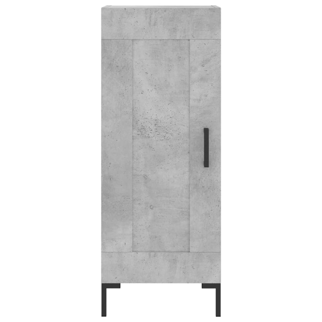 Highboard Concrete Grey 34.5 x 34 x 180 cm Particleboard