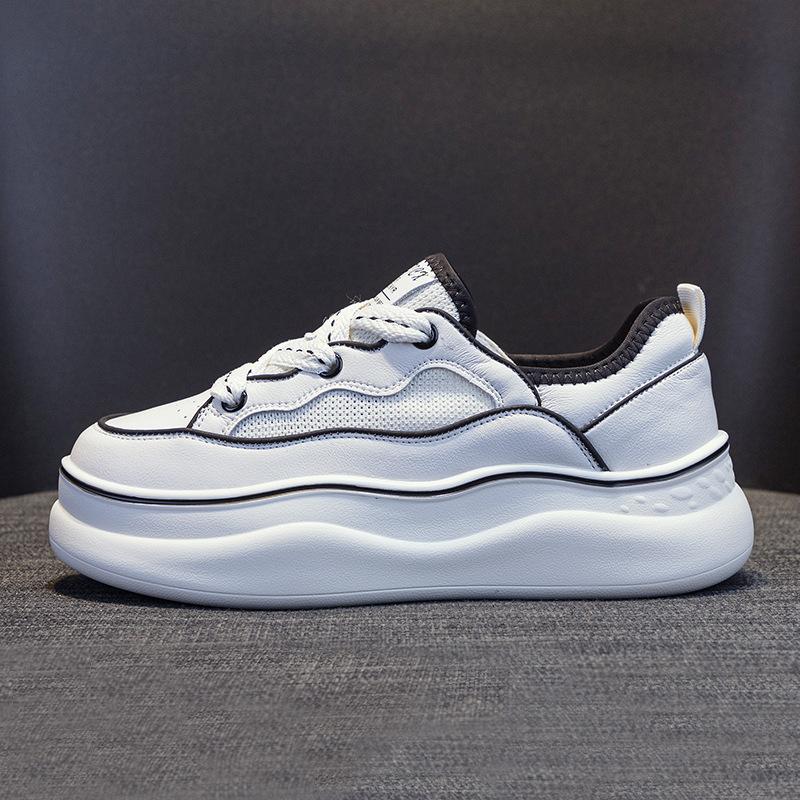 Outdoor Running Shoes for Women Comfortable Breathable 2024new Thick Bottom Sneakers Fashion Simple Autumntime Casual Shoes