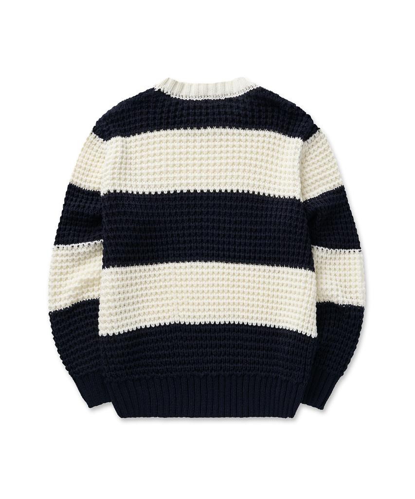 Pilpeu Striped Loop Knit 21(Navy)