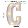 Yousheng Alphabet LED Letter Lampka nocna Lampa Outdoor Home Club Wedding Party Dekoracje ścienne