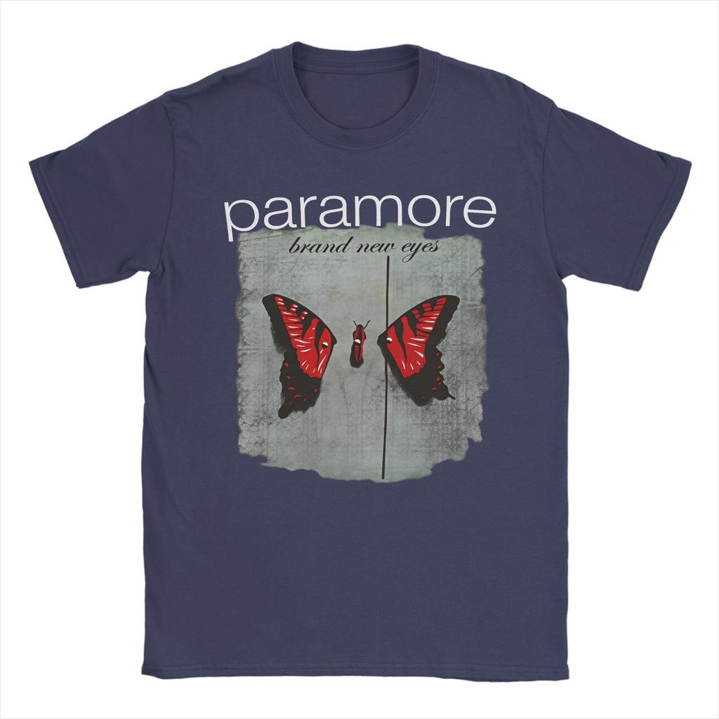 Paramore Band Cotton TShirt For Couple Summer  Street Style TShirts Crewneck Fashion Tees Oversized Print Tops
