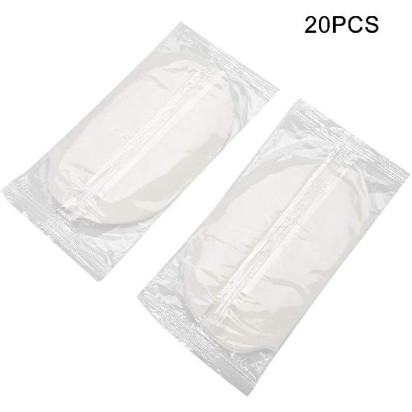 Sweat Pads for Under Breasts, Disposable Underarm Sweat Absorbent Pads Unisex Cotton Armpit Sweat Guard (20PCS)