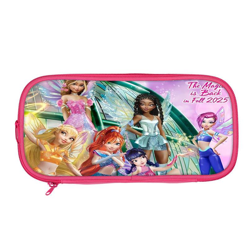 Winx Club Pencil Case Double Layer Storage Organizer For Students And Kids