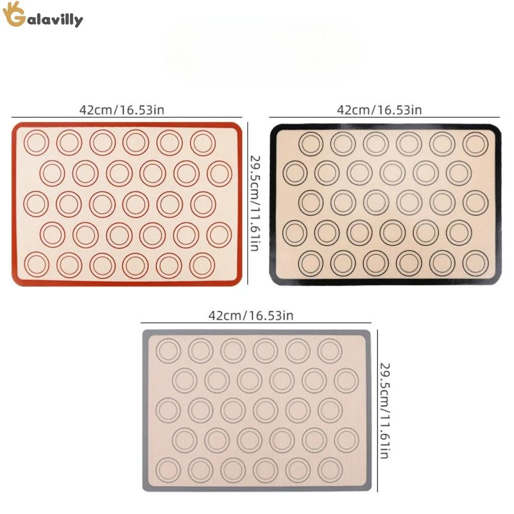1PC Silicone Baking Mat - Non Stick Oven Liner for Cookies/Macarons, Reusable Heat-Resistant Bakeware Sheet Cooking Accessories