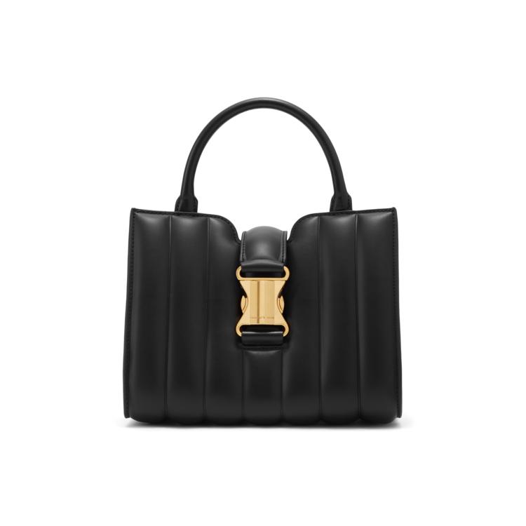 New CHARLES&KEITH PU Tote Bag, Shopping Bag, Shoulder Bag, Handbag Women's Multicolor CK2-30671418