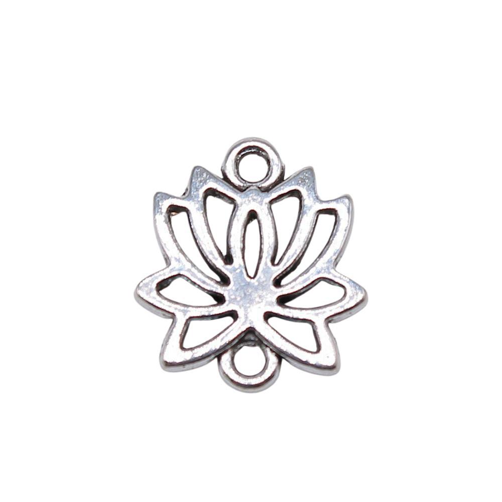 Filigree Diamond Shaped Connectors Ornate Multi Loop Links For Jewelry