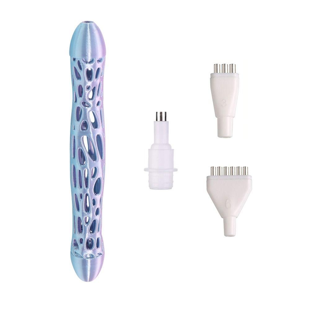 Replacement Pen Heads 5D Diamond Painting Pen Kit DIY Craft Embroidery Diamond Painting Tool with 3 Multifunctional Pen Tips