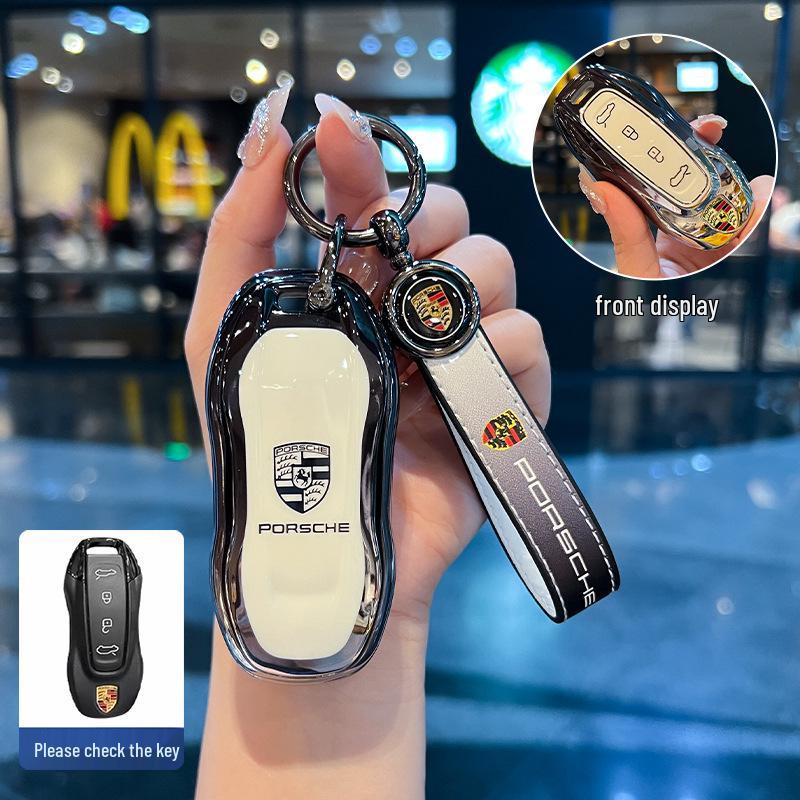 Porsche Schlüsselhülle für Cayenne, Macan, 911, Panamera, 718, Taycan