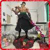 One Piece Large Sword Warrior Double Head Scene Statue Gk Platform Pvc Collectible Model Desktop Display Gift For Collectors