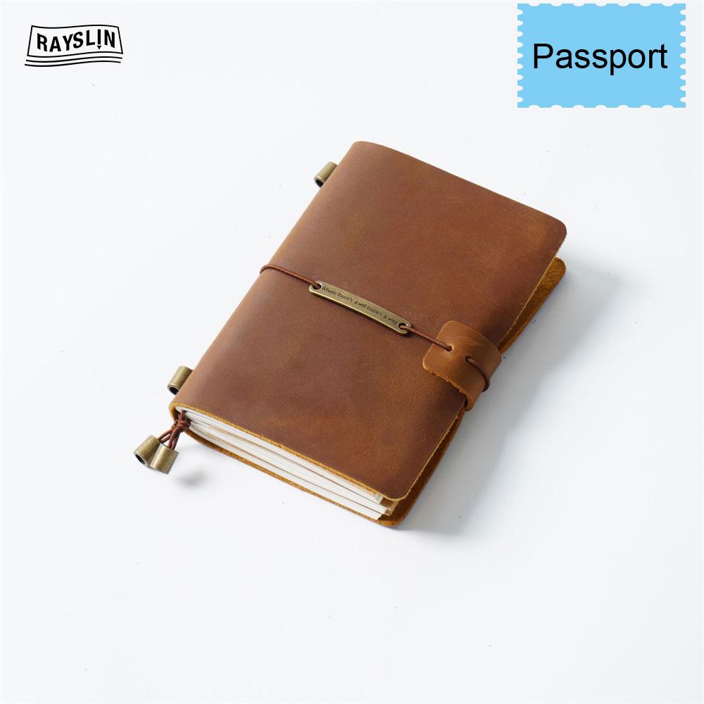 7 Farben 4 Größen Reisetagebuch Echtes Leder Cover Handgefertigtes Notizbuch DIY A5 Tagebuch Büro Schule Notizbuch Kostenlose Namensprägung