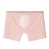 Men's Ultra-Thin Ice Silk Seamless Boxer Briefs - Lightweight, Breathable Summer Shorts