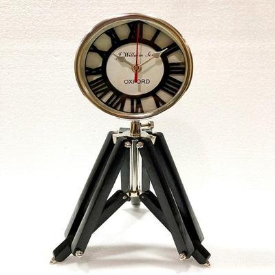 Messing Tisch Holz Stand Uhr nautischen Stil maritime Schiff Schreibtisch Uhr Büro Dekor
