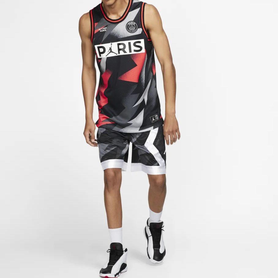 Jordan Saint Germain Basketball Jersey Men's Black BQ8357-010