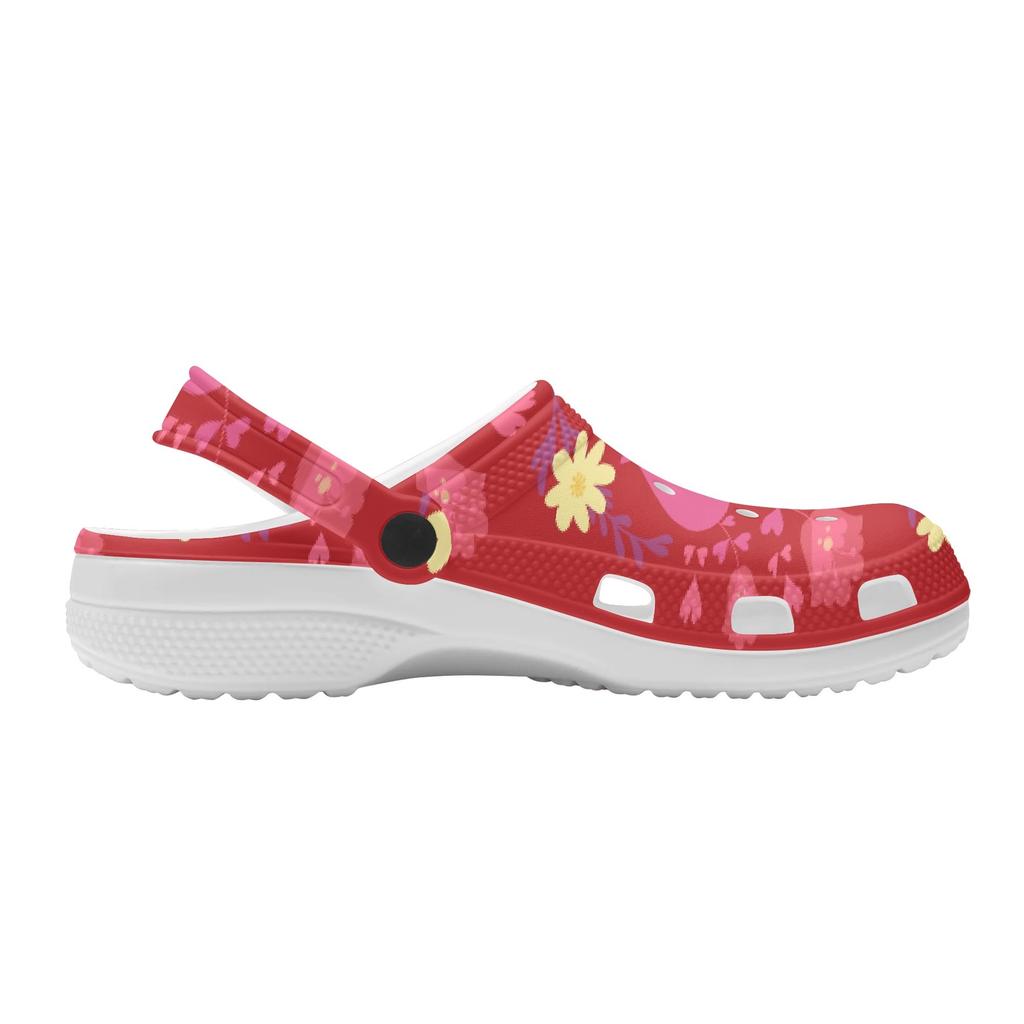 Colorful Printed EVA Clogs Adult Unisex Soft Sole Breathable Lightweight Slip On Casual Shoes Summer Sandals Daily Walking Wear