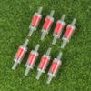 20pcs 4Mm Check For Aquarium Straight Air Valve Non-Return Valve Fish Tank Oxygen Tubing Aerator Connector Red