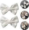 1pcs Shoes Bow Buckle White Bowknot Shoe Clip Bow Butterfly Shoe Straps Shoe Flower Accessories Shoes Decoration for Lady Women
