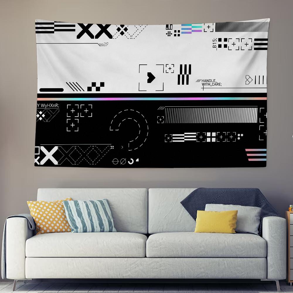 68Game CCSGO Cool Printstream Tapestry Background Hanging Cloth Bedroom Room Decor Aesthetic Tapestry Wall Party